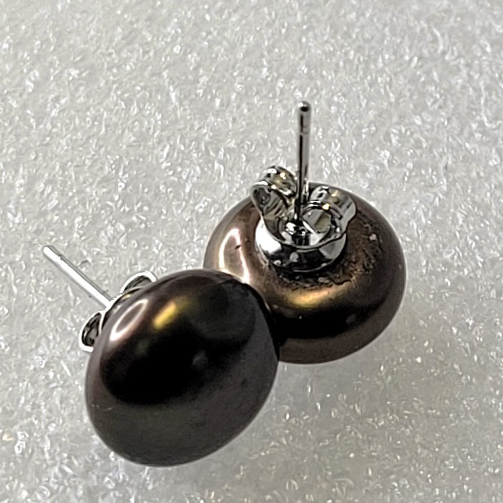 Genuine Pearl Earrings - Picture 9 of 11